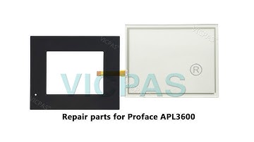 For Proface APL3600 touch screen and overlay repair with membrane keypad, lcd display replacement