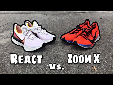 Zoom X Vs Nike React Foam -