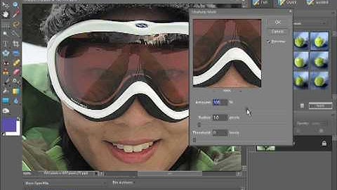 Photoshop Elements 7 Sharpening photos and Images