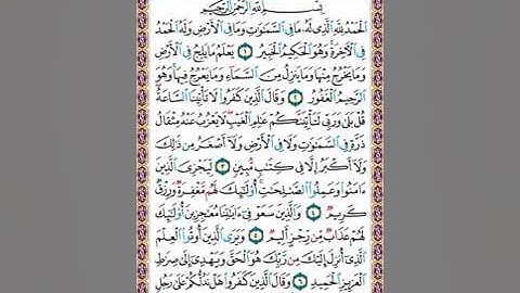 سورة سبأ /الشيخ ايمن السويد