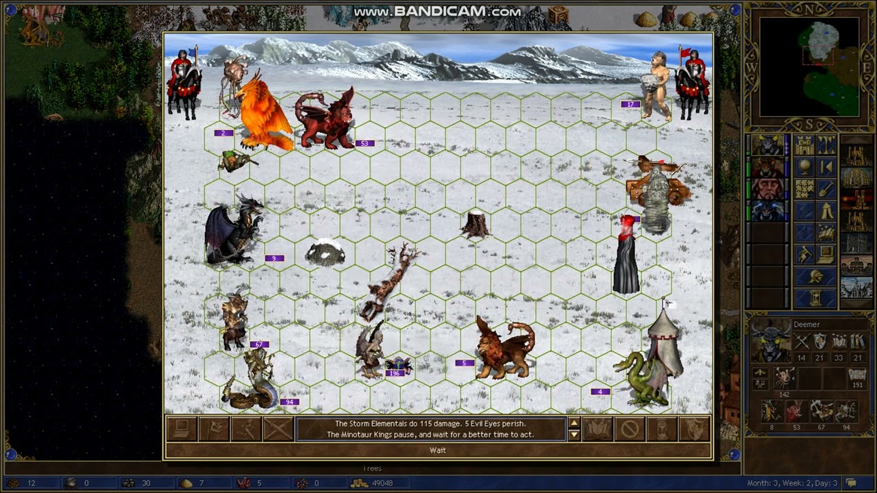 Heroes III - Deemer vs Alamar