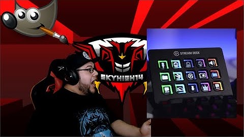 RGB Stream Deck Buttons using GIMP