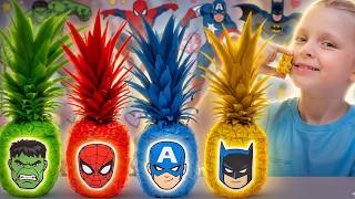 Magic Superhero Pineapples Turn Kids Into Heroes!🍍🦸🏻‍♀️🦹🏻