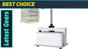 The Ultimate A3/A4 Manual Paper Press: Unmatched Bookbinding Power!
