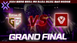 GRAND FINAL l Gen.G vs Sentinels 매치 하이라이트 l 2024 VCT 마스터스 마드리드 결승전