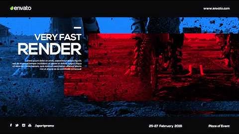 Sport Glitch Promo| VideoHive Templates | After Effects Project Files