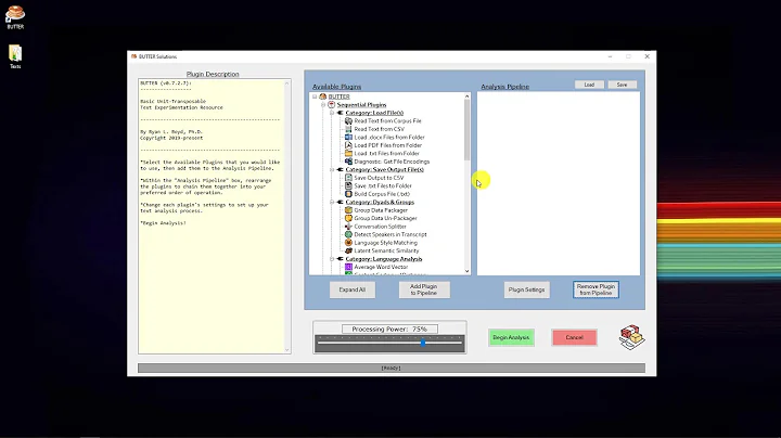 BUTTER Tutorial: Diagnostic: Get File Encodings