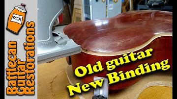 REGAL parlor guitar routing and binding | RATTLECAN GUITAR RESTORATIONS by James O’Rear