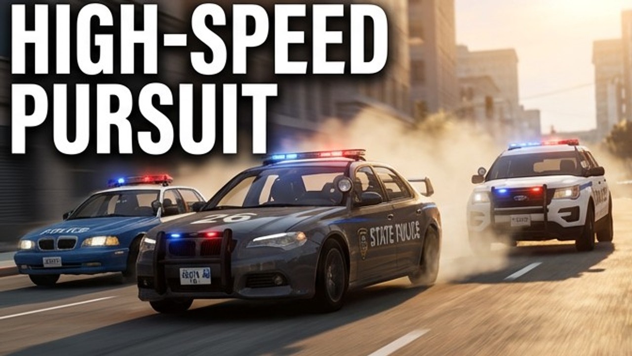 Полицейская погоня закончилась катастрофой | BeamNG