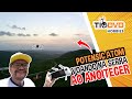 Voando com DRONE POTENSIC ATOM na serra das Russas ao anoitecer em Gravatá - PE