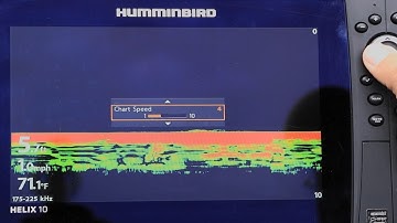 Humminbird HELIX How to Adjust Sonar Chart Speed | Shortcut X-Press Key