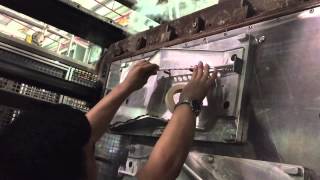 Plastic inserts and carbon strip inserts in EPP foam overmoulding