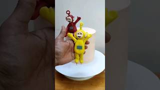 How to make fondant teletubbies/Laa Laa topper for cakesfondanttutorial laalaa