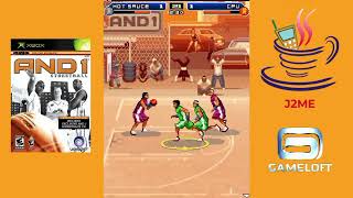 AND1 Street Basketball (Java Mobile Game) Gameplay