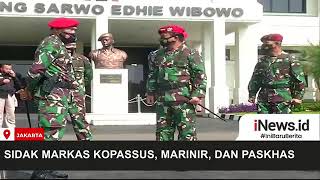 Panglima TNI Sidak Markas Kopassus Marinir dan Paskhas di Jakarta