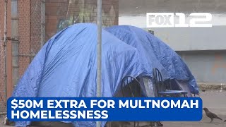 Multnomah Co. gets extra $50M from homelessness tax, Commissioners disagree on spending