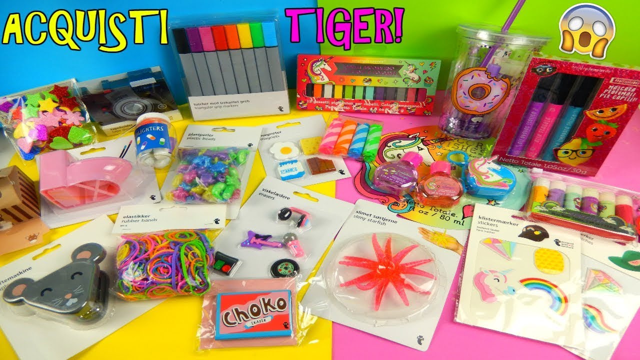 ACQUISTI TIGER E COSE UNICORNO TUMBLR! (COSE PER SLIME E ...