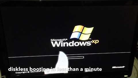 Diskless Booting in Less Than a Minute!