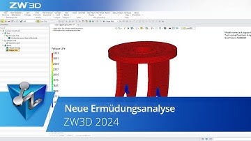Neue Ermüdungsanalyse | ZW3D 2024 offiziell
