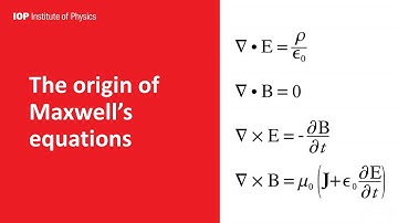 The Origin of Maxwell