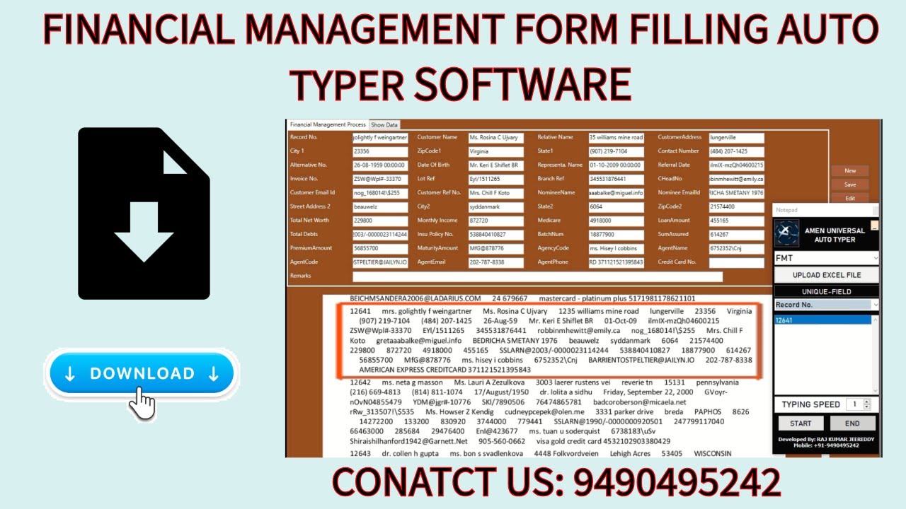 Data Entry Auto Copy-Paste Software - YouTube