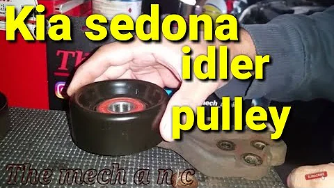 2004 kia sedona idler pulley / tensioner pulley