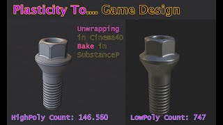 Plasticity to SubstancePainter for GAME DESIGN, Beginners Tutorial.