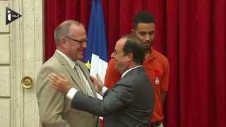 Les 4 Héros Du Thalys Faits Chevaliers De La Légion Dhonneur