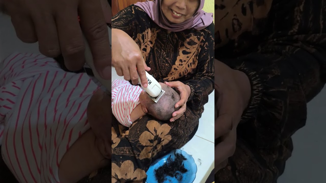 Satu lapan kahiyang di urut dan cukur...