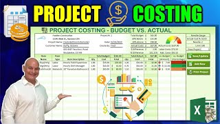 How To Create A Project Costing Application with Budget vs. Actual Costs In Excel [Free Download] screenshot 3