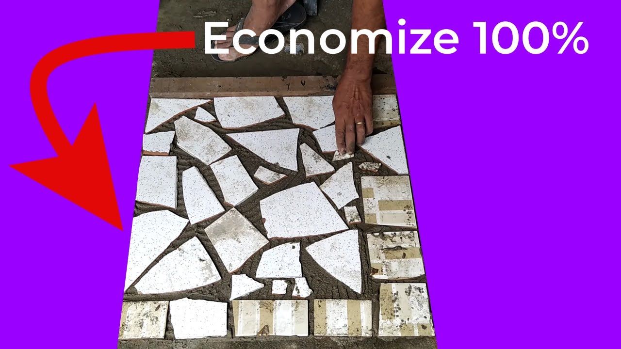 Incrível! Aprenda nova maneira de reutilizar piso cerâmica e economizar bastante