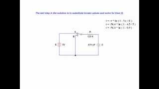 Online tutorial on capacitor transient response   in series RC circuits  charge / discharge curves