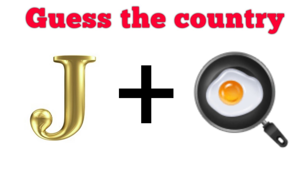 Guess the Country Names using Emojis Emoji Puzzle Learn with Emojis
