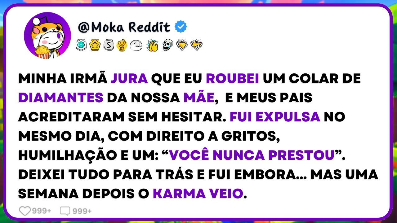 Minha Irmã Jura Que Eu Roubei Um Colar De Diamantes Da Nossa Mãe E Meus Pais Acreditaram Sem Hesitar