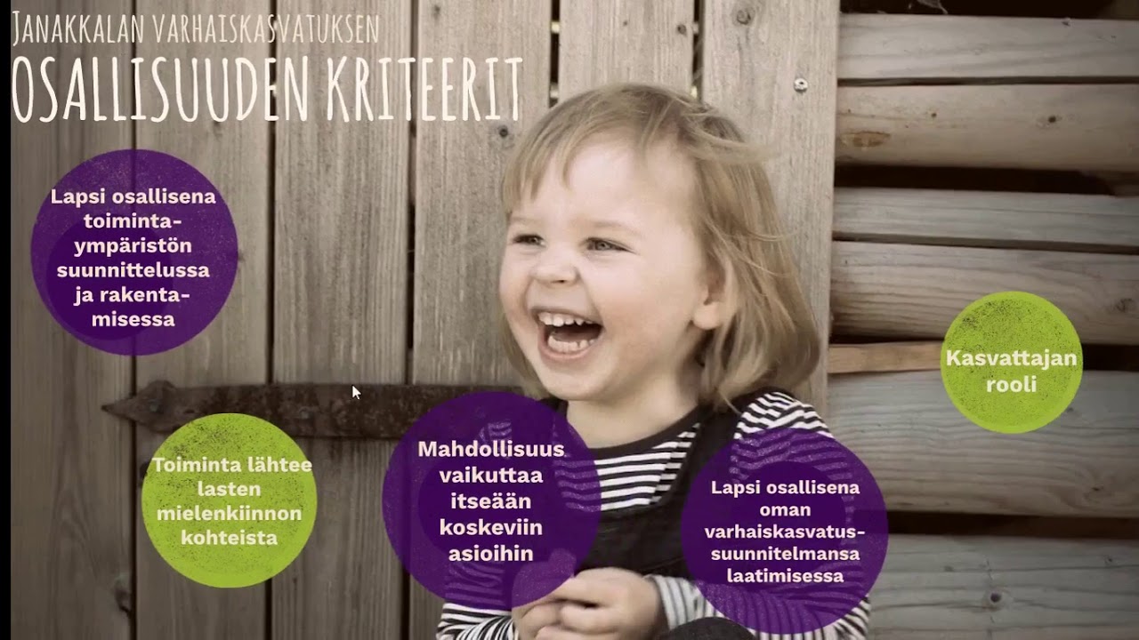 Janakkalan varhaiskasvatuksen osallisuuden kriteerit