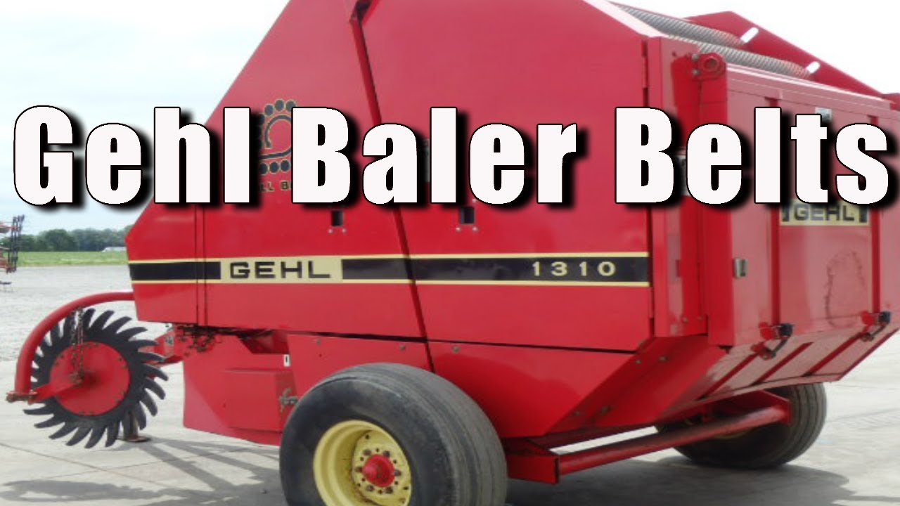 Gehl 1400 baler belts and accessories prices YouTube