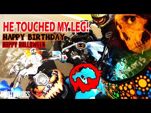 SUPERMOTO DATE & HALLOWEEN BIRTHDAY VLOG!