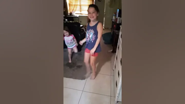 Nicolette and Madeline freeze dance