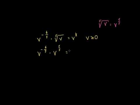 რაციონალური ხარისხის შემცველი გამოსახულებების გამარტივება: შერეული ხარისხები და ფესვები