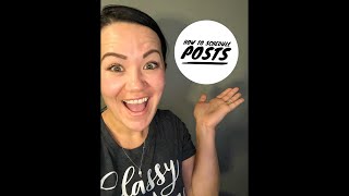 Full How to schedule posts in pages and groups Guide