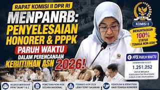 🔥 MENPANRB REVEALS HONORARY STAFF RESOLUTION! PART-TIME PPPK & 2026 ASN REQUIREMENTS