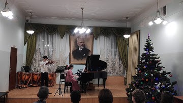 Carl Maria von Weber.  Sonatas for  piano and violin  № 6  C-dur (Op. 10).  I Part. 18.12.2019
