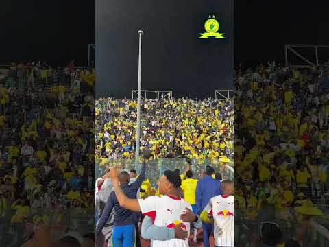 The Yellow Nation in all its glory 🙌 💛#Sundowns #SundownsXRedbull