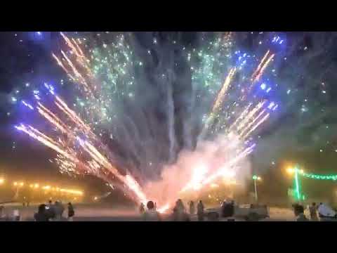 شاهد الالعاب الناريه في محافظه صعده اليمن