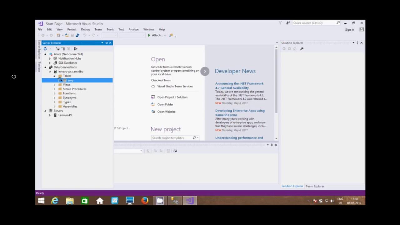 Ms sql visual studio. Ms sql visual studio