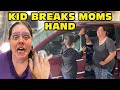 Kid Slams Car Door On Mom's Hand Breaking Her Finger! [Original]