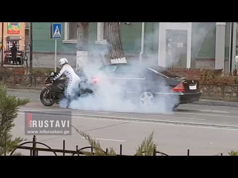 რატომ ააფეთქეს მანქანა - შთამბეჭდავი კადრები რუსთავში ფილმის გადაღებებიდან