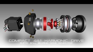 3D printed 44:1 Harmonic Drive