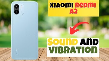 Redmi A2 Sound and vibration settings || How to set sound and vibration settings