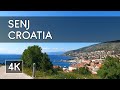 Walking tour senj croatia  4k uvirtual travel